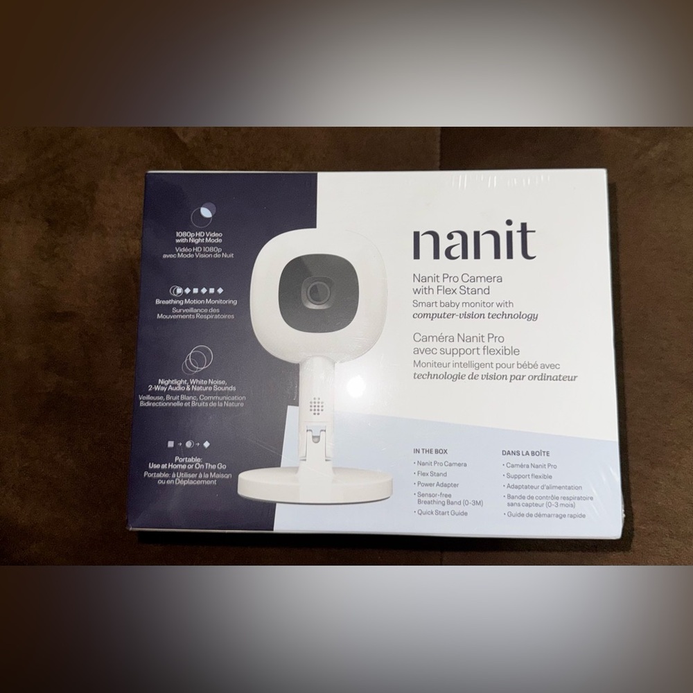 Nanit Pro Baby Monitor w/ Flex Stand – NEW SEALED